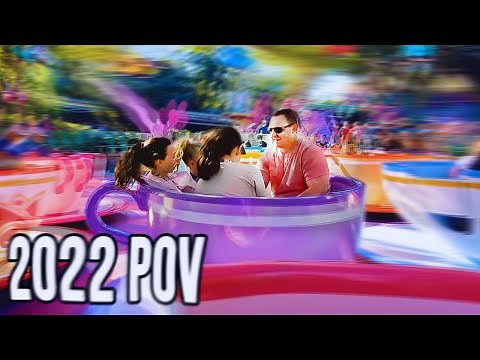 Mad Tea Party - Disneyland Ride 2022 [4K POV]