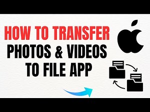 How To Transfer Photos & Videos to Files App on iPhone – Full Guide