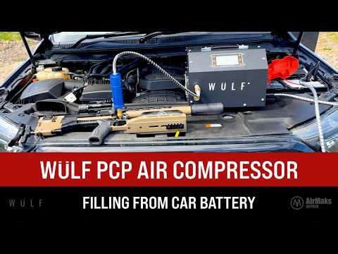 Setting up WULF Air Compressor on Car Battery | PCP air supply