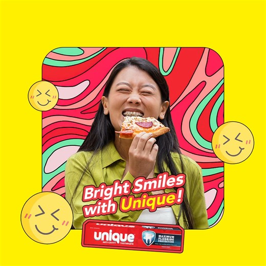 After eating, make sure to brush your teeth with #Unique!  With is cooling + enamel protect formula, sure ang fresh breath! Buy now at the nearest grocery stores and supermarkets!  | Unique Toothpaste | Facebook