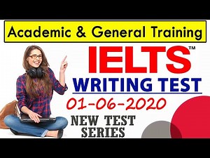 IELTS WRITING PRACTICE TEST | IELTS Writing Task 1 & 2 | Academic & General IELTS | 01-06-2020