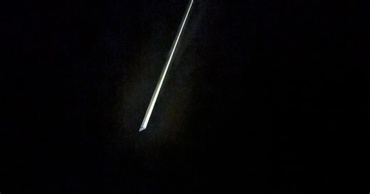 A streak of light soared across the Central Coast sky this weekend: Here's what it was