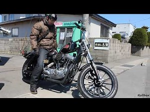 Kick start motorcycle