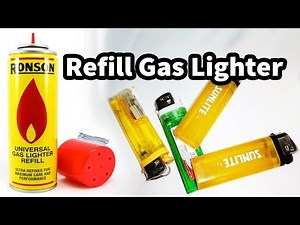 How to Refill Gas Lighter