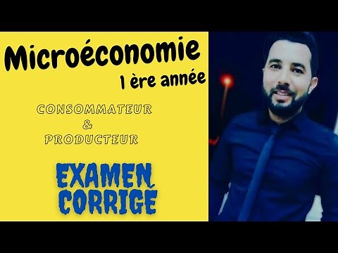 Microéconomie ( 1) - Examen corrigé