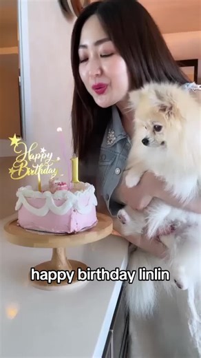 happy birthday to Lin Lin #happybirthday #doggi #loveyou