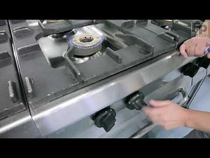 Fogón y horno de gas - Maquinaria de cocina