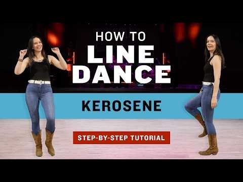 How to Line Dance to Kerosene | Free Line Dance Tutorial at Category 10