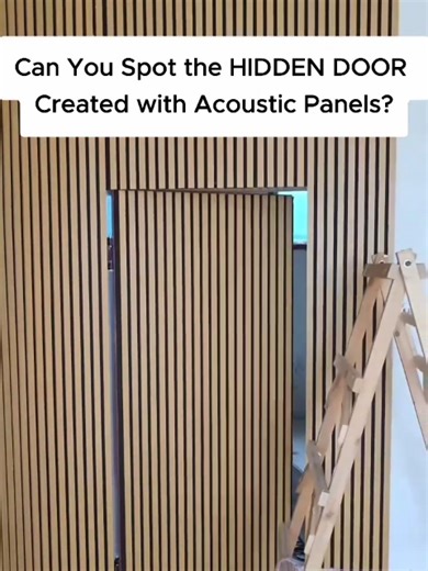 Create a Hidden Door with Acoustic Panels