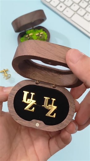 18K Gold Custom Cufflinks, Initials Cufflink, Personalized Name Cufflink, Groom Proposal, Wedding Gift, Wedding Cufflinks, Gift for Best Man - Etsy