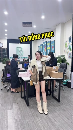 Túi đồng phục công ty #baongocaerobic #embetingting | túi xách nữ