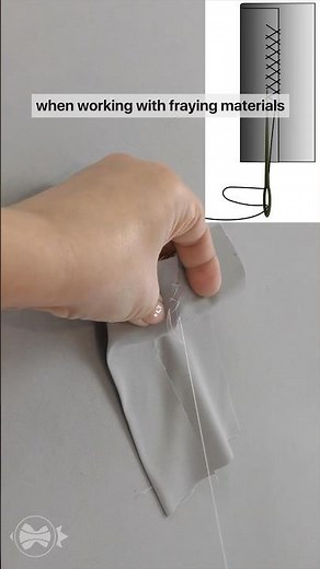 How to sew an open catch stitch?