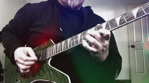 How To Play "Flight of The Wounded" (Guitar Solo) by Dean Wells Jackson Guitars | TERAMAZE