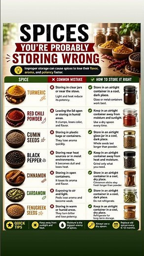 Stop Storing Your Spices Like This! #shortsfeed #shorts