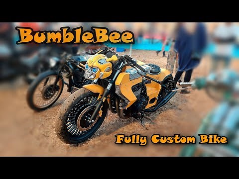 Bumble Bee From Transformers On Two Wheels - Custom Honda X4 1300 - Modified X4 #modifiedbikes