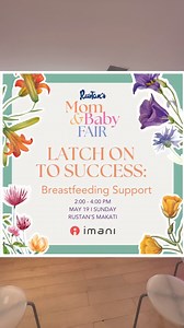 141K views · 1.6K reactions | To all the moms and moms to be enjoy exclusive discount at Rustan’s Makati Mom and Baby Fair Campaign from May 12 to June 15, 2024 ❤️ There will be discussion and talks about Breastfeeding, Sleep Training and Self Care before and after Birth! For a minimum purchase of 10,000 enjoy fun games and get special prizes from Rustans!!! See you at @rustanskids Makati  | Dianne Medina | Facebook