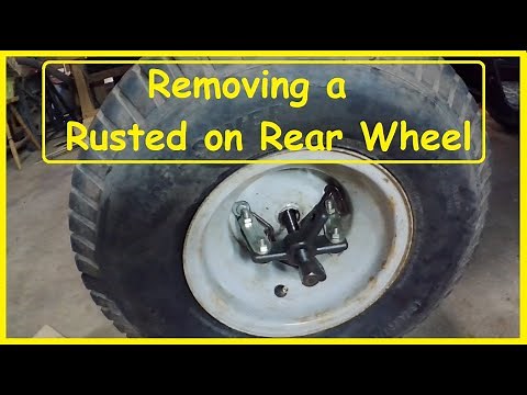 Removing a Rusted Rear Wheel