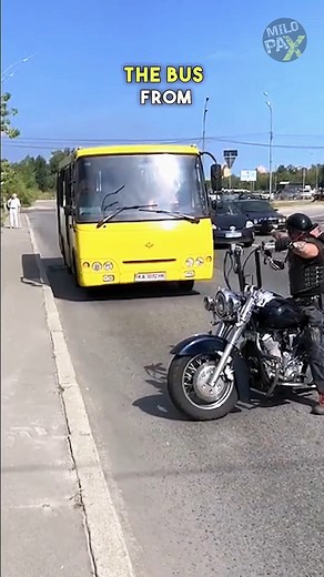This Bike Rider is a Hero! #amazing #kind #kindness #bus #bike #motorbike #rider #old #oldman #respect | MiloPax