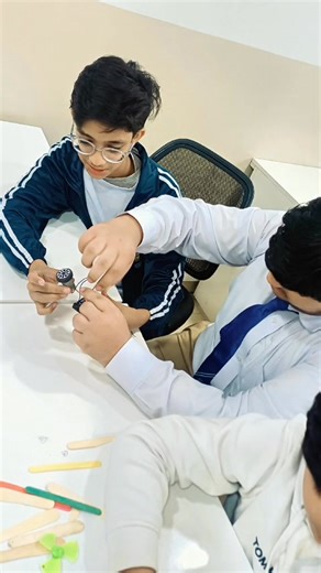 🤖 Today’s robotics session with Grade 6 was a step toward the future. Students explored creativity, problem-solving, and teamwork while learning how technology works in real life. Such activities build critical thinking and prepare our young minds for tomorrow’s challenges. | The National School & College