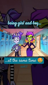 being girl and boy at the same time 🤩 part 2 #shorts #genderbend #genderswap #animation | Teen-Z