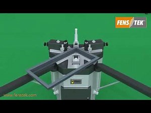 FENSTEK aluminum window production line smart factory with aluminum window machine