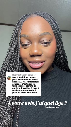 Replying to @Sekaa BLACK DON’T CRACK !!! #guessmyage