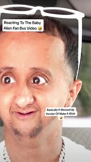 Reacting To The Baby Alien Fan Bus Video 🤣 #babyalien #fanbus #blacktiktok #podcast #blerd #xyzbca #viral #fyp