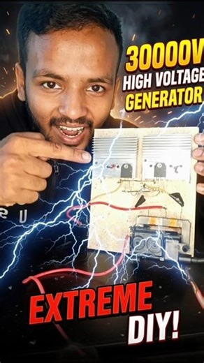 Spark High Voltage Generator version 2 | 30k High Voltage DIY project #shots