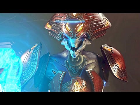 Halo Infinite - Master Chief meets the Harbinger and Reacts to the Skimmers (4K)