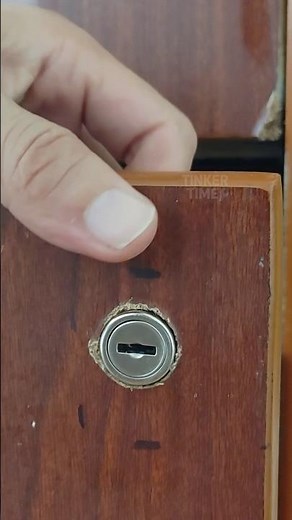 How to Install Drawer Lock 🔑 | Easy DIY #shorts #DIY #DrawerLock