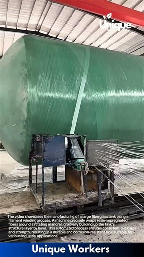 Fiberglass Tank Manufacturing: Filament Winding Process