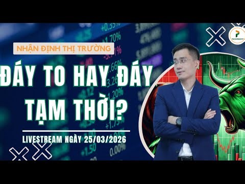 Nhận định thị trường 25/3/2026: ĐÁY TO hay ĐÁY TẠM THỜI?