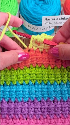 Crochet 3 Rows at ONCE! #shorts