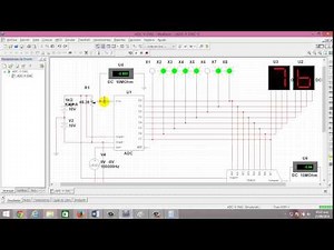 convertidor ADC, DAC en multisim