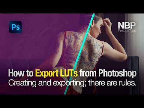 How to Export LUTs from Photoshop (there are rules!) | Nino Batista