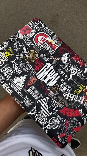 Tired of looking at your sad old laptop,ashamed to carry it around.We have a solution for you,custom laptop wraps, lots of design options . Do dm us for more information #stickerpimpz #stickerpimpznepal #stickersnepal #fyp #fypシ #custom #stickers #nepal #nepalibands #supportnepalimusic #tribalrain #albatross #cobweb #art #grow #nepalitiktok #nepali #trend #tiktoknepal #trendnepal #viral #wrap