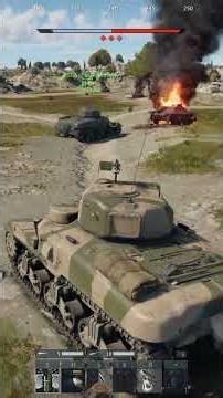 War Thunder - M4A5 Ram II #shorts