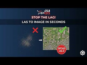 Import .LAS files as Images in BricsCAD using SPCAD v26.0
