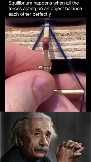 The Hidden Balance That Keeps Everything Stable | Physics Equilibrium #physicsshorts #scienceshorts