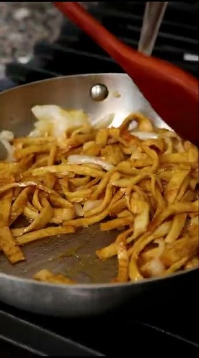 How to make a Korean stir fried fish cake side dish (eomuk-bokkeum: 어묵볶음) #recipe #cooking