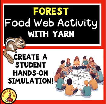 Build a FOREST Food Web with Yarn Activity | Student Food Chain (Grades 3-6)