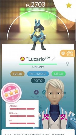RECHARGE DU LUNDI 67 - #maxout #pokemon #pokemongo #lucario #pogobynimes #level50 #me5rine