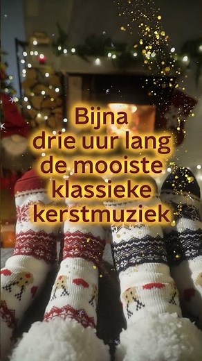 Klassieke kerstmuziek in een lange playlist☝️