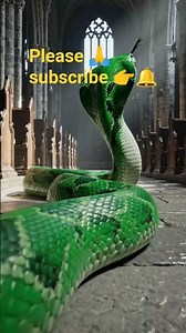 big snake attacked church