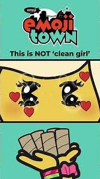 She did toilet make up to impress him #emojitown #shorts