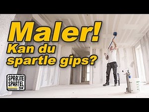 Spartling af gipsplader så de næsten ikke skal slibes! (TAPEPRO)