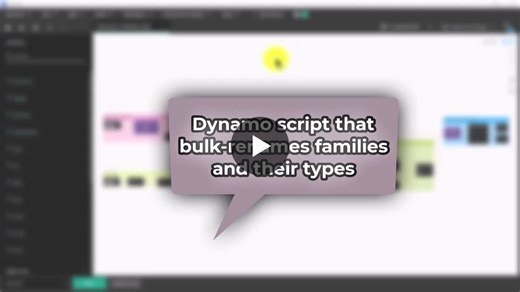 Dynamo Script Renames Families in Bulk | Maamoun Adel posted on the topic | LinkedIn