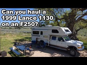 Lance Camper Weight and Truck Capacity questions