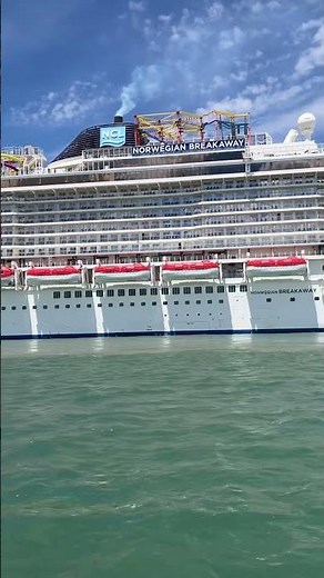 Norwegian breakaway in Boston #cruiseship #norwegianbreakaway