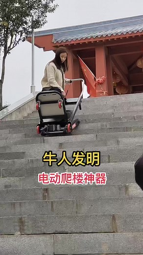 Step climber, suitable for aged or handicapped or lifting luggage in public or scenery